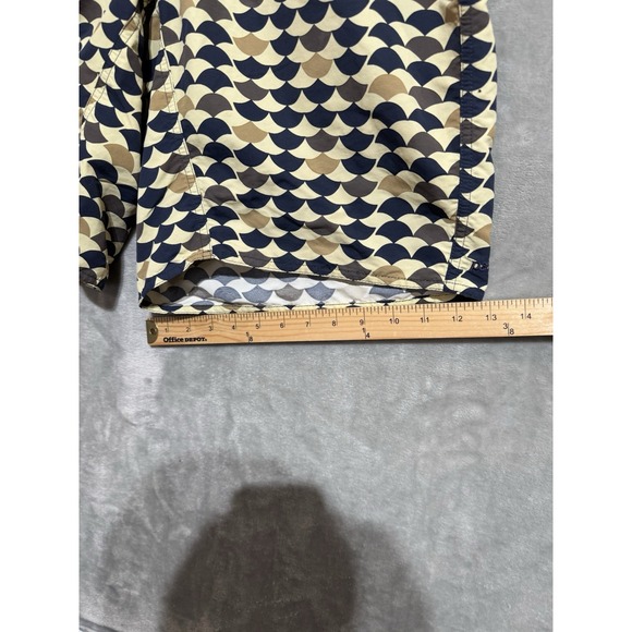 Patagonia Swim Trunks Men's 34 Scallop Seigaiha Multicolor Geometric Board Short - Picture 10 of 10